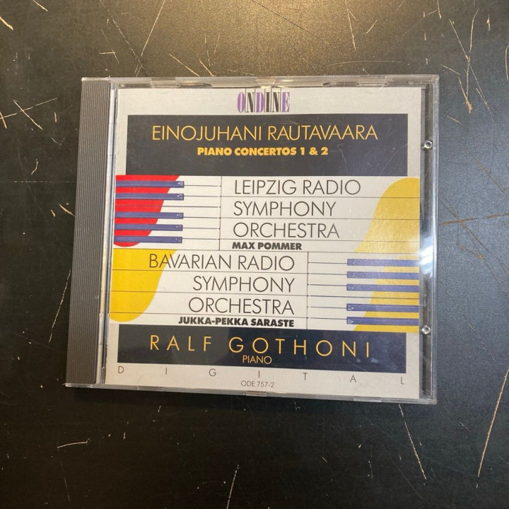 Ralf Gothoni - Rautavaara: Piano Concertos 1 & 2 CD (M-/M-) -klassinen-